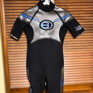 BARE Bare Plazma Powerstretch Shortie Men's Medium 2mm Back Zip Surf 27x9